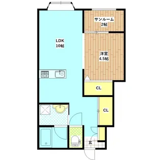 mash【1階】の間取り