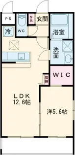 1LDKの間取り画像