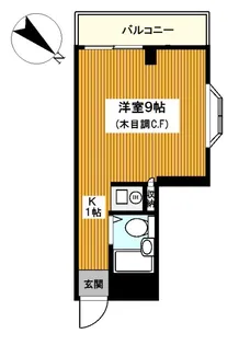 ヨコハマベイストロベリーインターナショナル【3階】の間取り