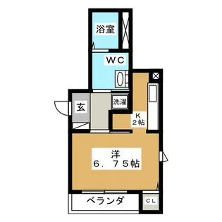 バードハイツI【3階】の間取り