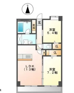 アルページュ【2階】の間取り