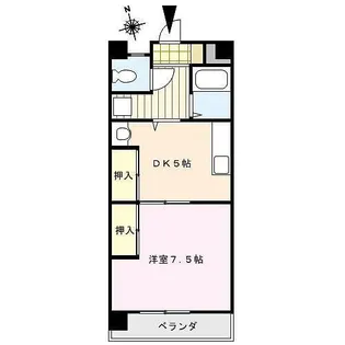 フォレスト小森野【1階】の間取り
