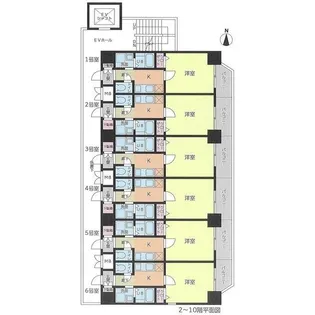 愛知県名古屋市中区正木4【マンション】の間取り