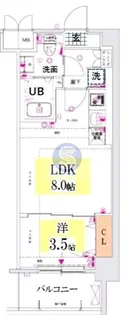 CREST TAPP 京都西京極 dex【6階】の間取り