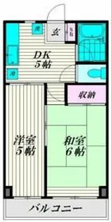 マンション富士【2階】の間取り