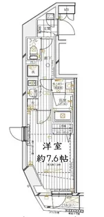 東京都新宿区若葉2【マンション】の間取り