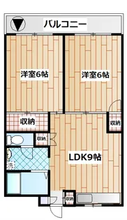 ヴィレッジコンフォート【3階】の間取り