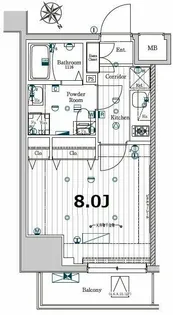 東京都江東区福住1【マンション】の間取り