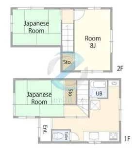 東京都江戸川区江戸川2【一戸建】の間取り