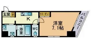 フェアリーコート日暮里【4階】の間取り