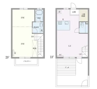 東京都北区中里3【一戸建】の間取り