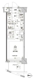 イルフィオーレ都立大学【6階】の間取り