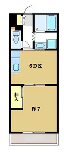 サンヒルズ江良B【1階】の間取り