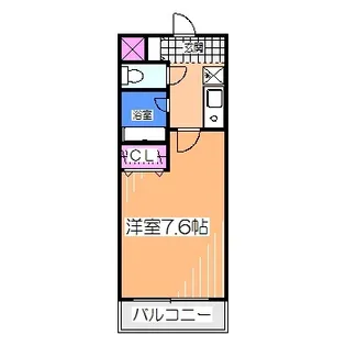 ベルデ堺東【3階】の間取り