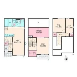 ファミーユメゾン【1階】の間取り