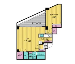 レジデンス広尾の間取り