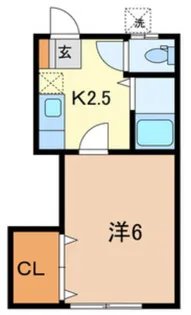グリーンパレス【2階】の間取り