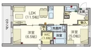 LOISIR壽光【3階】の間取り