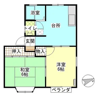 ル・メルシー【2階】の間取り