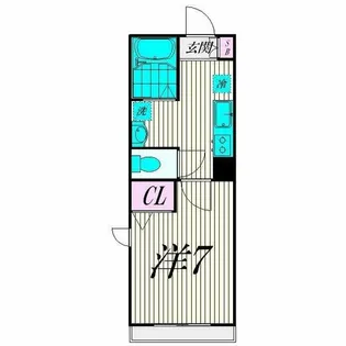 東京都品川区豊町1【アパート】の間取り