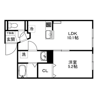 MonreveII【4階】の間取り