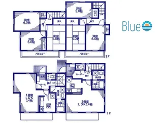神奈川県横浜市都筑区北山田2【一戸建】の間取り