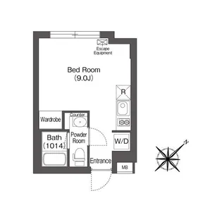 東京都品川区東大井3【マンション】の間取り