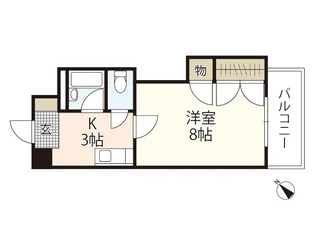 ROSE米田【2階】の間取り