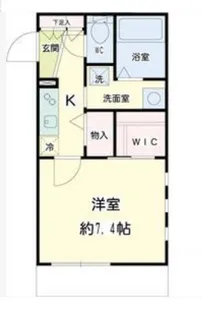 ステラマリス横浜II【2階】の間取り