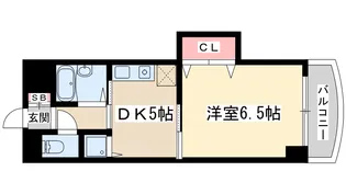 ノルデンハイム東三国【6階】の間取り