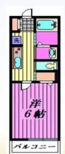 Mark Duo 一ノ割II【1階】の間取り