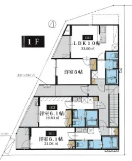 GRAN DEUR 東和【1階】の間取り
