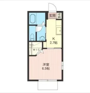 東京都八王子市廿里町【アパート】の間取り