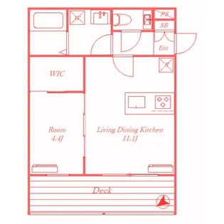 ALPS妙蓮寺【2階】の間取り