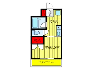東京都北区豊島2【マンション】の間取り
