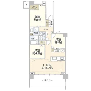 パークシティ高田馬場(0005572)【6階】の間取り