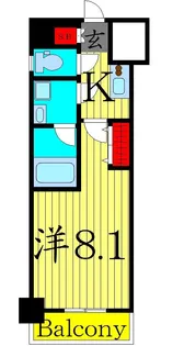 リライア五反野【3階】の間取り