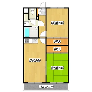 エスポワール篠崎【4階】の間取り