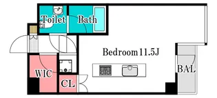 シャインコート岡南町【4階】の間取り
