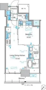 パークアクシス豊洲キャナル【11階】の間取り