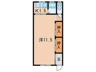 コ-ポ松本【2階】の間取り