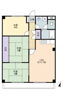 アロードリーム【3階】の間取り