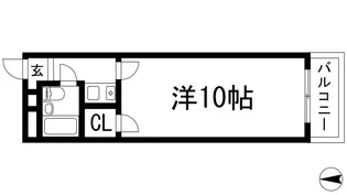 ビラグレース【4階】の間取り