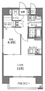 シャルム光の森【10階】の間取り