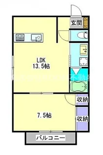 アヴァンセ八幡【3階】の間取り