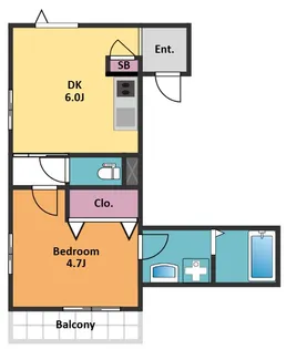 ウィステリア赤羽【3階】の間取り