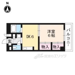 レジデンスオークラ【1階】の間取り