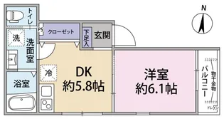Kanon新高円寺【1階】の間取り