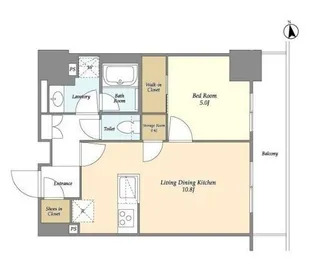 オーキッドレジデンス品川中延【14階】の間取り