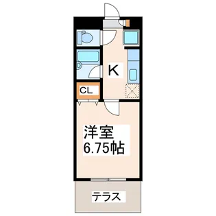 新南部館【1階】の間取り